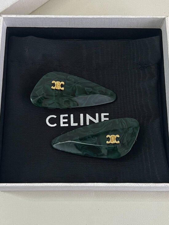 ?Celine hair clips are simple, versatile, and timeless. main image 6